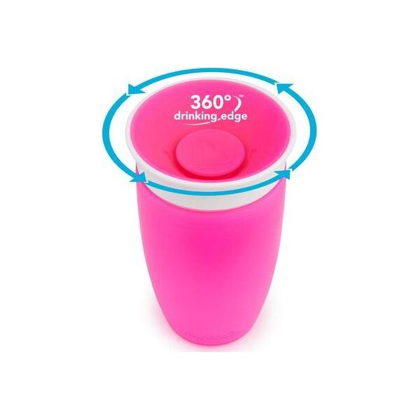 Munchkin Kubek niekapek 360 296ml różowy