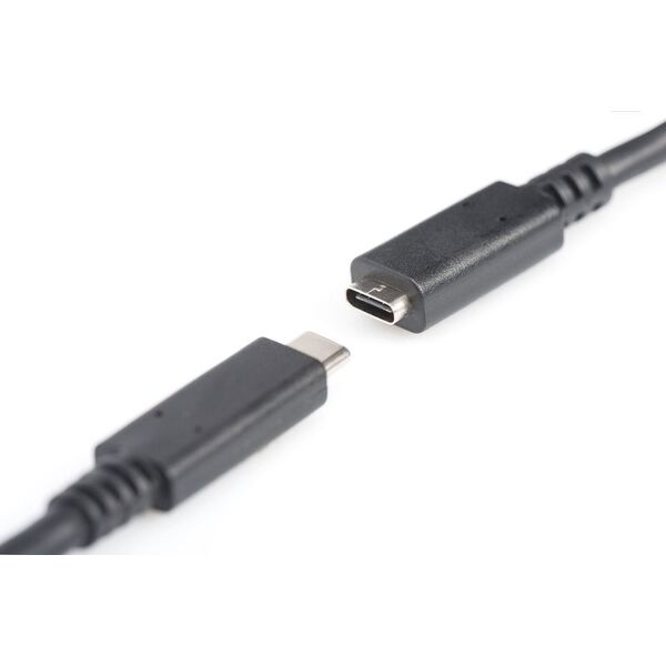 Kabel USB Digitus USB-C - USB-C 2 m Czarny (AK-300210-020-S)