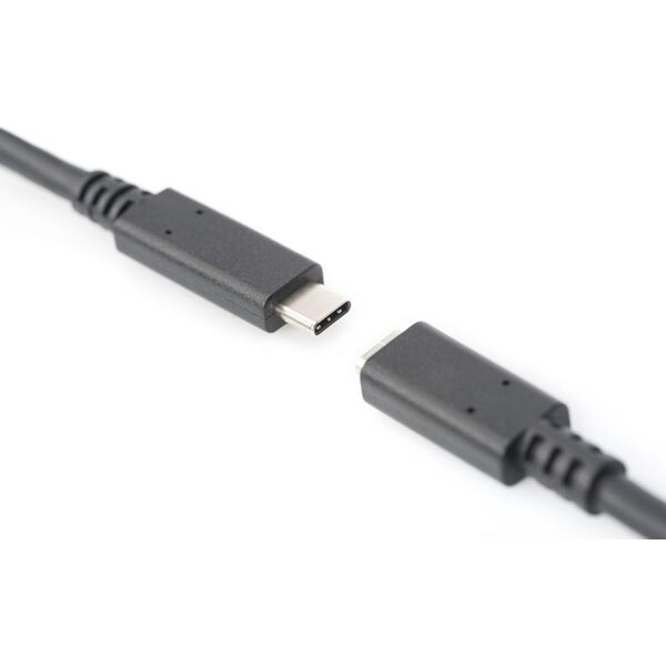 Kabel USB Digitus USB-C - USB-C 2 m Czarny (AK-300210-020-S)