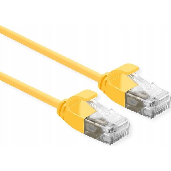 Roline ROLINE UTP PatchCord Cat6a. LSOH Slim. Yellow 0.3m