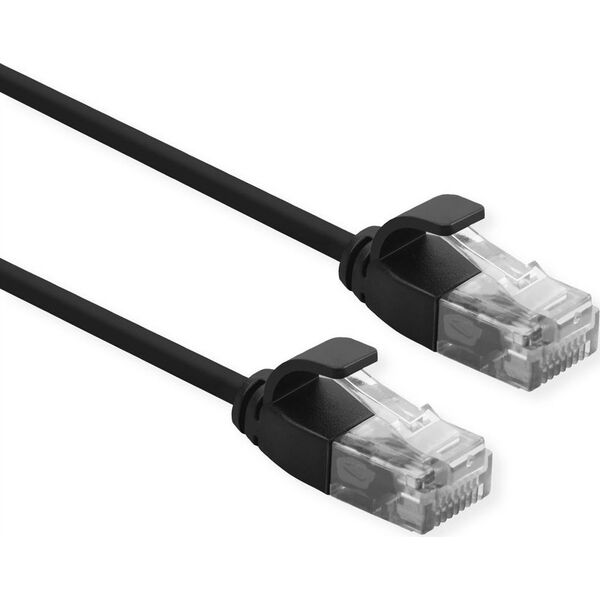 Roline ROLINE UTP PatchCord Cat6a. LSOH Slim. Black. 1.5m