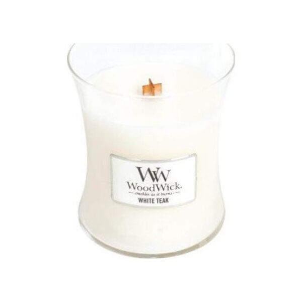 WoodWick świeca zapachowa White Teak 275g (92039E)