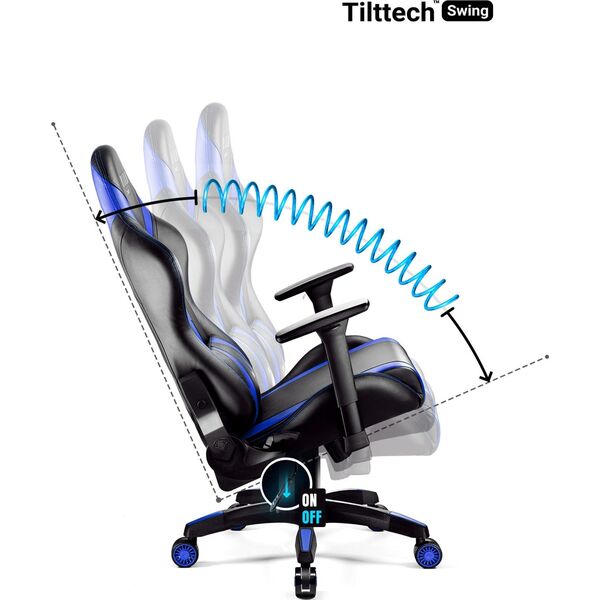 Fotel Diablo Chairs X-Horn L niebieski