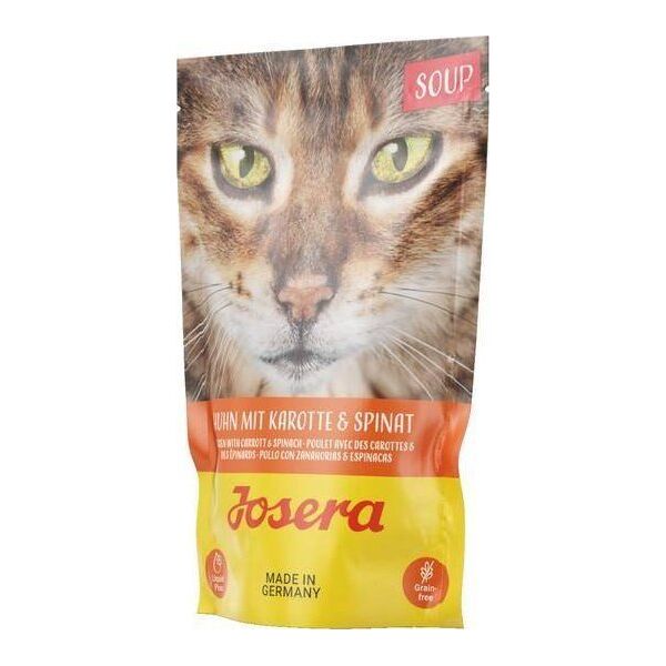 Josera Karma Zupa kurczak marchew i szpinak kot 70g