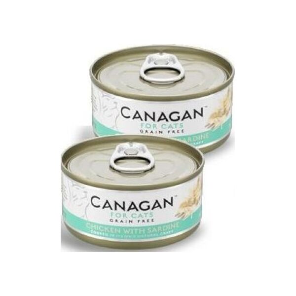 Canagan CANAGAN KOT pusz.75g CHICKEN/SARDINE KURCZAK / SARDYNKA /12