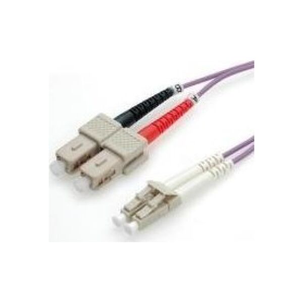 Value VALUE FO Cable 50/125µ. OM4. LC/SC. Violet. 5.0m