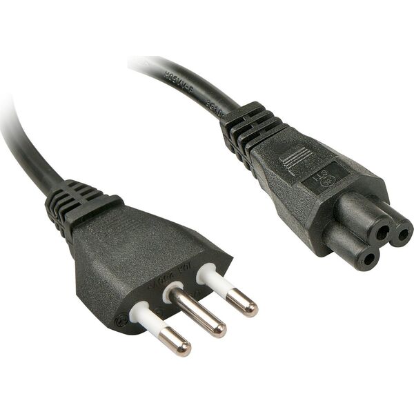 Kabel zasilający Lindy Lindy IEC-Netzkabel 2m Italien Netzst. IEC320 C5