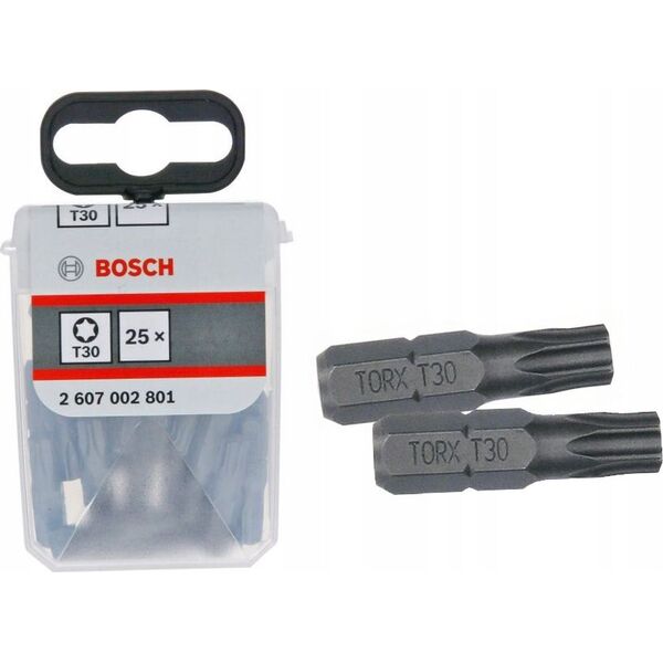 Bosch końcówka wkręcająca EXH T30 x 25mm 25 sztuk (2607002801)