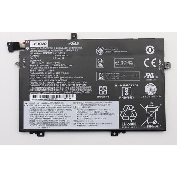 Bateria Lenovo Battery Internal 3C 45WH LI