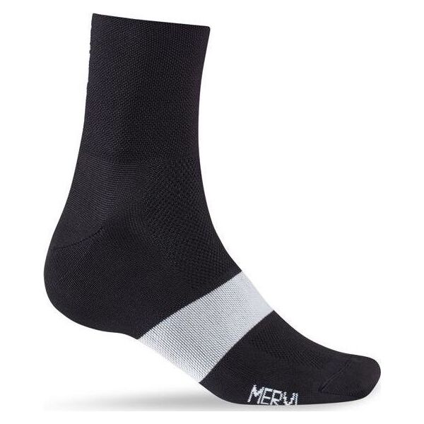 Giro Skarpety GIRO CLASSIC RACER black white roz. L (43-45)