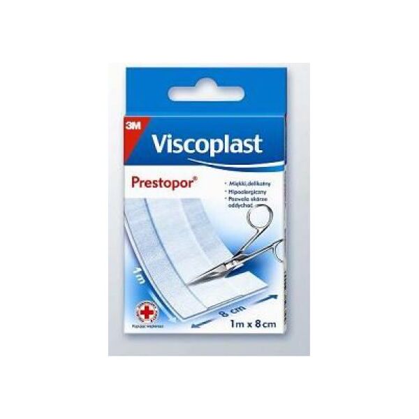 3M Plast.PRESTOPOR 1m x 8cm włóknin. 1szt.