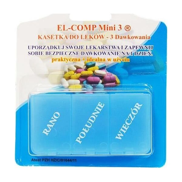 El-Comp Kaset. do dawk.leków dzienna KD3-A 1szt.