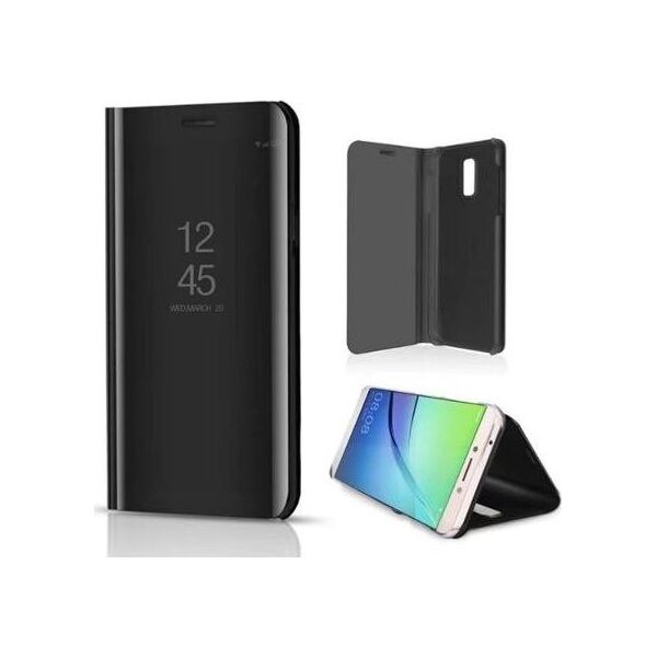 ETUI CLEAR VIEW IPHONE XS MAX CZARNY standard