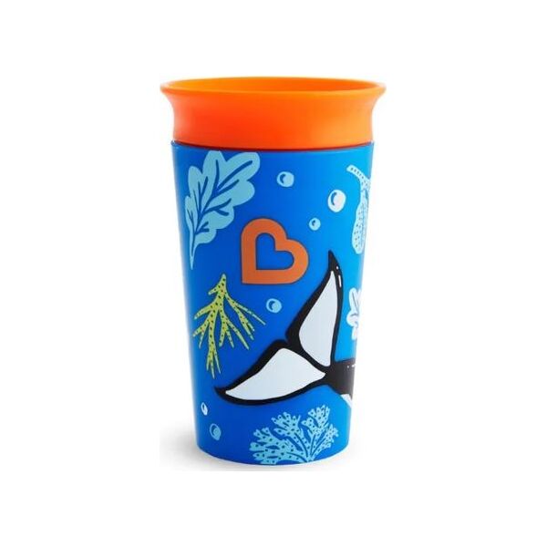 Munchkin Kubek niekapek 360 Eco Wildlove Orka 266ml czarny