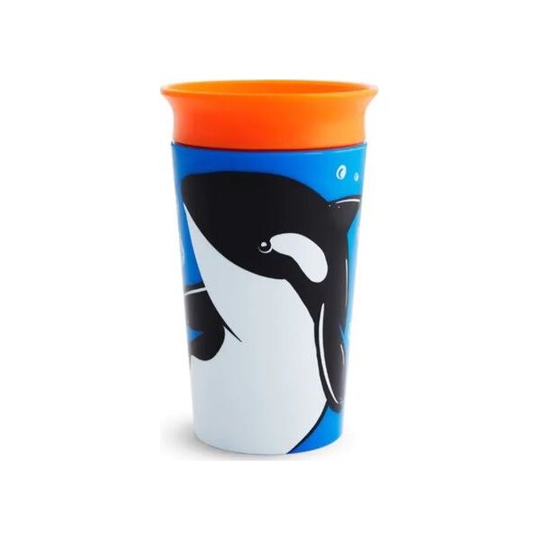 Munchkin Kubek niekapek 360 Eco Wildlove Orka 266ml czarny