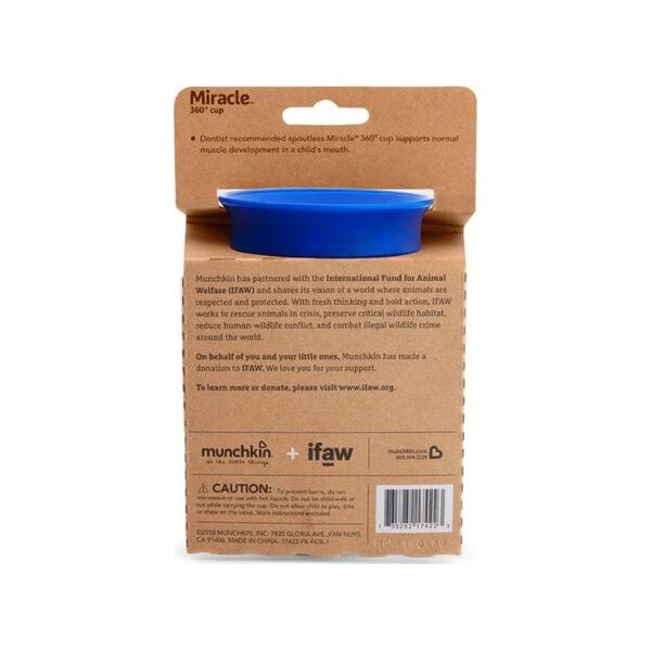 Munchkin Kubek niekapek 360 Eco Wildlove Lis 266ml różowy
