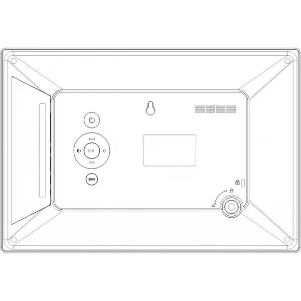 Ramka cyfrowa Braun Phototechnik Braun DigiFrame 1731 8GB 43,9cm (17,3 )