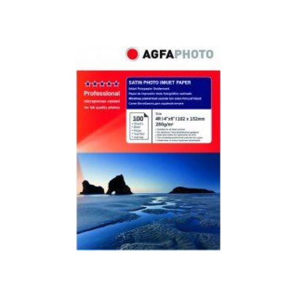 AgfaPhoto Papier fotograficzny do drukarki A6 (AP260100A6SN)