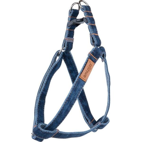 Amiplay Amiplay - szelki dla psa, Denim Collection, rozmiar XL, 50-95 cm x 2.5 cm granatowy