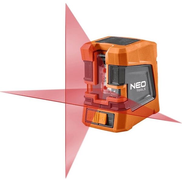 Neo Laser krzyżowy 75-101 czerwony 15 m