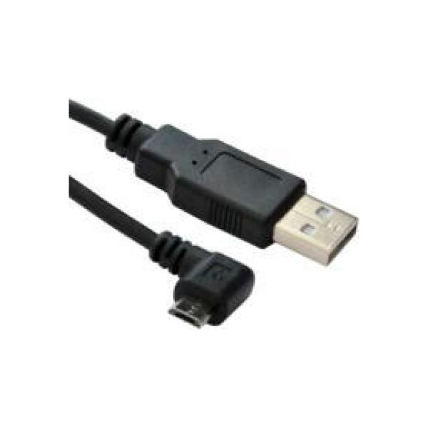 Kabel USB MicroConnect microUSB - USB-A 3 m Czarny (USBABMICRO3ANG)