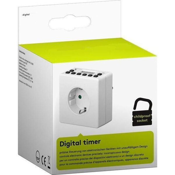 MicroConnect przeciwprzepięciowa 1 gniazdo biała (GRUTIMER3)