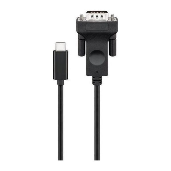 Kabel USB MicroConnect USB-C - D-Sub (VGA) 1.8 m Czarny (USB3.1CVGA1.8)