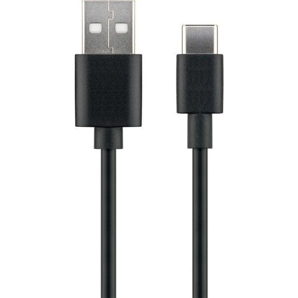 Kabel USB MicroConnect USB-A - USB-C 2 m Czarny (USB3.1CCHAR2B)