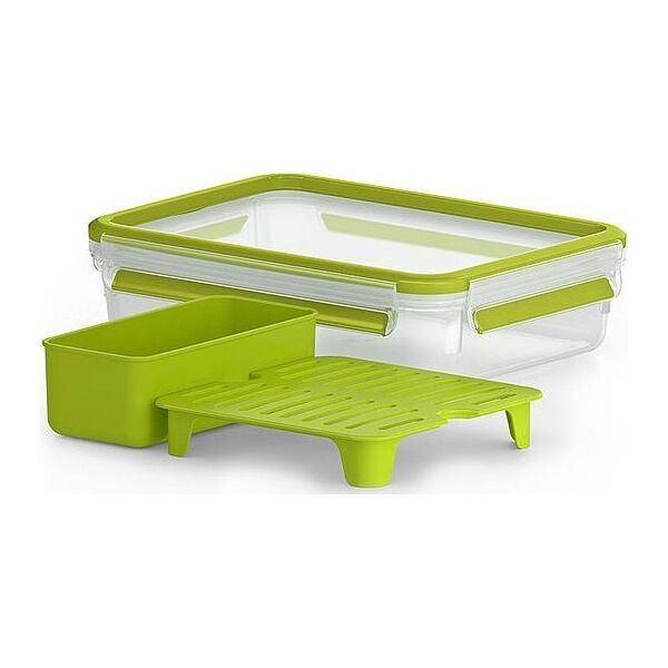 Emsa Emsa Clip&Go Brunchbox 518099 1,2l Transparent/Green