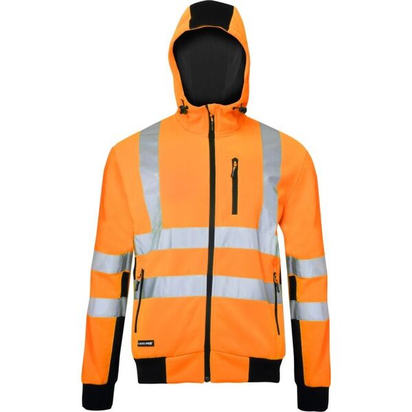 Lahti Pro bluza ostrzegawcza z kapturem pomarańczowo-czarna, "S" (L4012501)