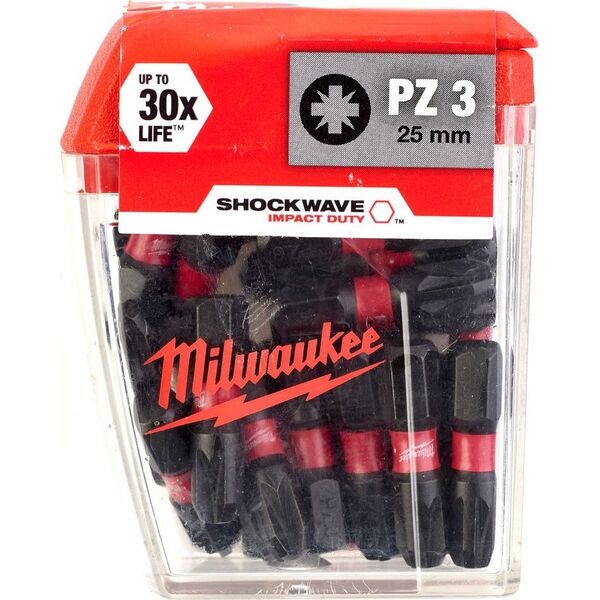Milwaukee BIT SHOCKWAVE CD PZ3 25MM-25SZT.
