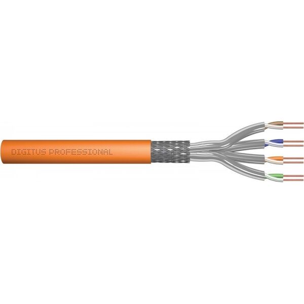 Digitus Kabel teleinformatyczny S/FTP kat.7 LSZH drut pomarańczowy  B2ca DK-1745-VH-5 /500m/
