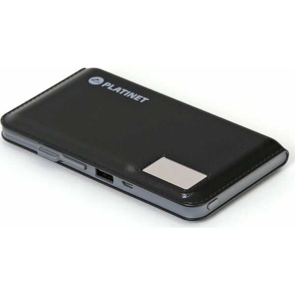 Powerbank Platinet Polymer USB + LCD 12000mAh Czarny