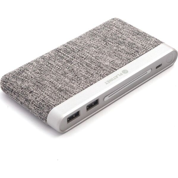 Powerbank Platinet Fabric Braided 10000mAh Szary