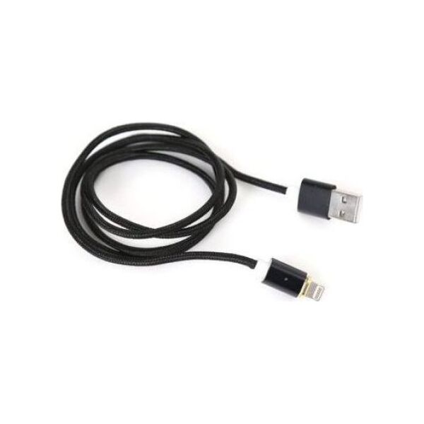 Kabel USB Platinet USB-A - Lightning 1.2 m Czarny (PUCMPIP1)