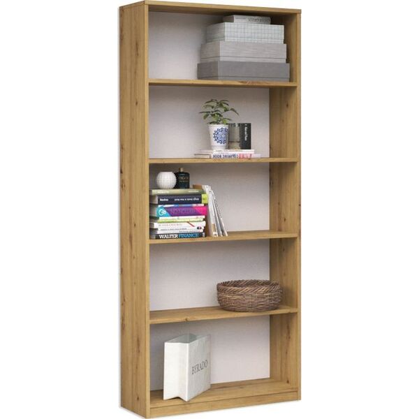 Topeshop REGAŁ 60CM SZAFKA KSIĄŻKI SEGREGATORY DĄB ARTISAN (R60 ARTISAN)