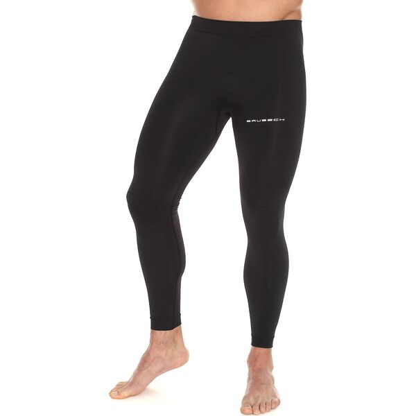 Brubeck Legginsy męskie Running Force czarny r. L (LE11460A)