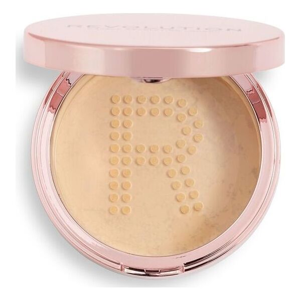 Makeup Revolution Conceal & Fix Setting Powder Puder sypki Medium Yellow 13g