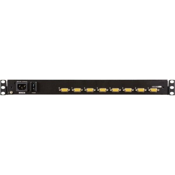 Konsola KVM Aten ATEN CL3108NX-ATA-AG ATEN 8-Port Short Depth PS/2-USB VGA Single Rail WideScreen LCD KVM Switch 18,5