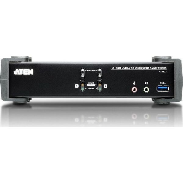 Przełącznik Aten Przełącznik KVMP USB 3.0 4K DisplayPort CS1922