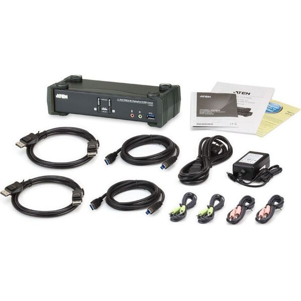 Przełącznik Aten Przełącznik KVMP USB 3.0 4K DisplayPort CS1922