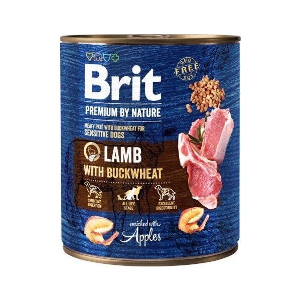 Brit Brit Premium By Nature Lamb & Buckwheat puszka 800g