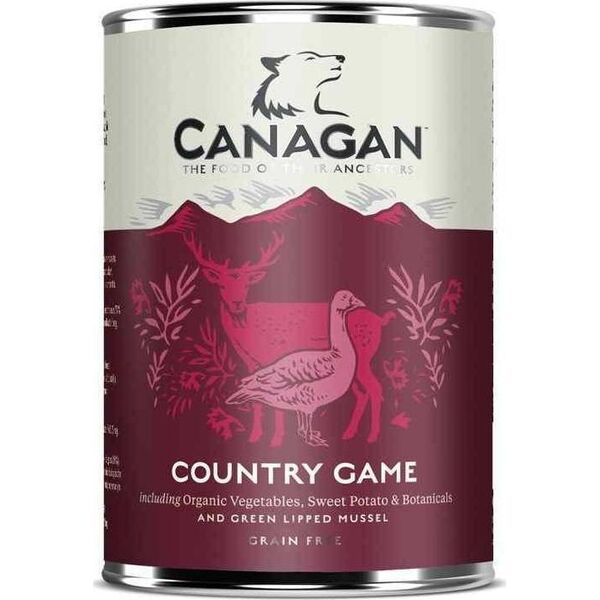 Canagan CANAGAN PIES pusz.400g COUNTRY GAME DZICZYZNA /6