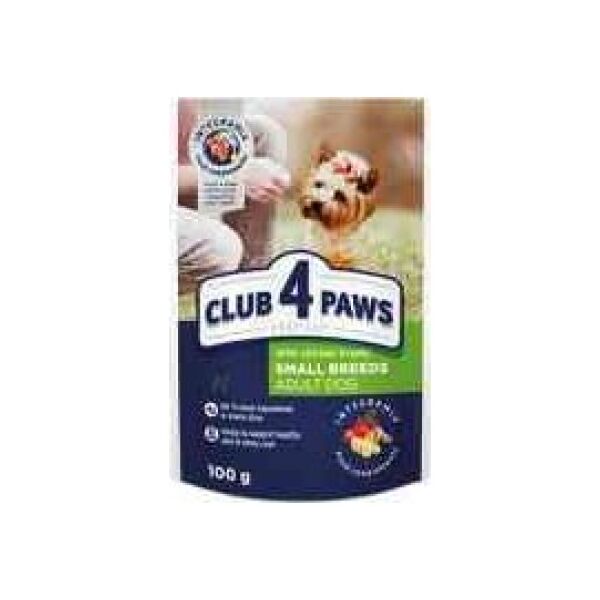 Club 4 Paws CLUB4Ł PIES 100g SASZ. EX KURCZAK W GALARECIE