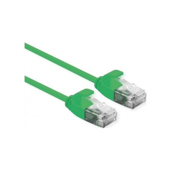 Roline ROLINE UTP PatchCord Cat6a. LSOH Slim. Green. 2.0m