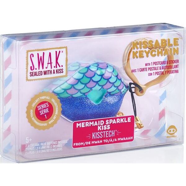 Breloczek WowWee S.W.A.K Interaktywne całuśne usta- brelok Mermaid Sparkle Kiss