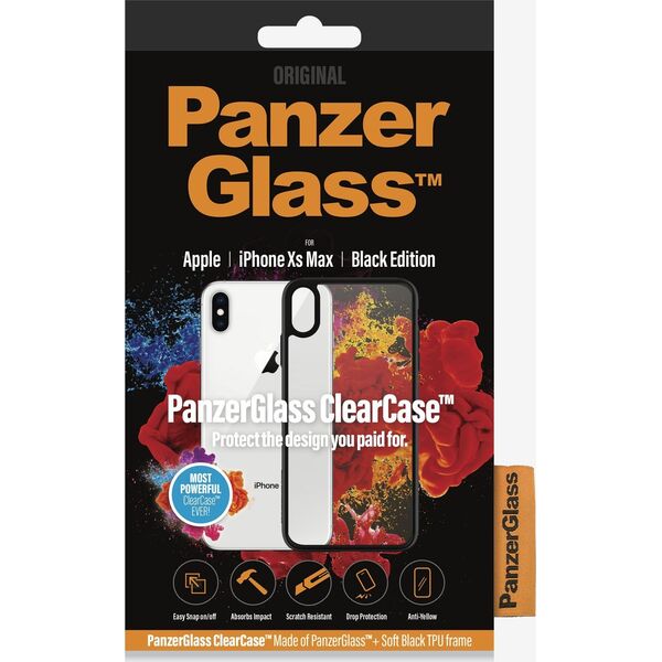 PanzerGlass ClearCase with BlackFrame do Apple iPhone Xs Max