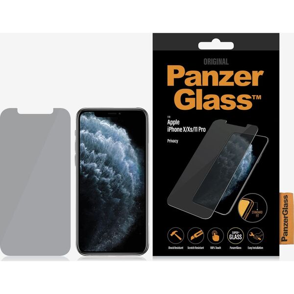 PanzerGlass Szkło hartowane do Apple iPhone X/Xs/11 Pro Privacy (P2661)