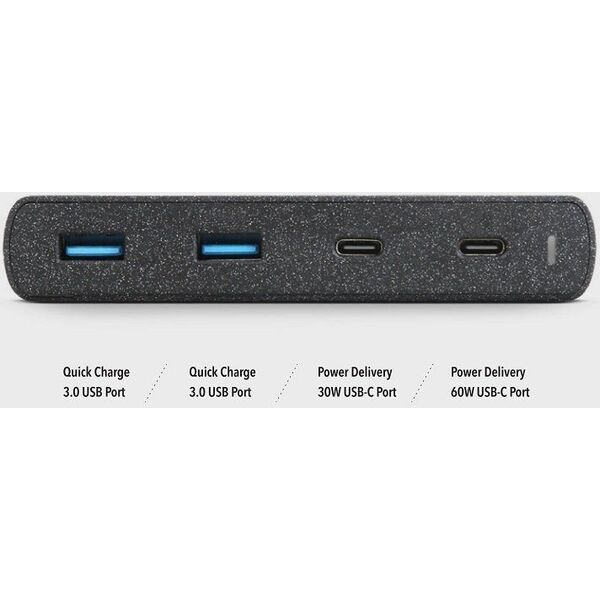 Ładowarka Uniq Surge 2x USB-A 2x USB-C 3 A (UNIQ135BLK)