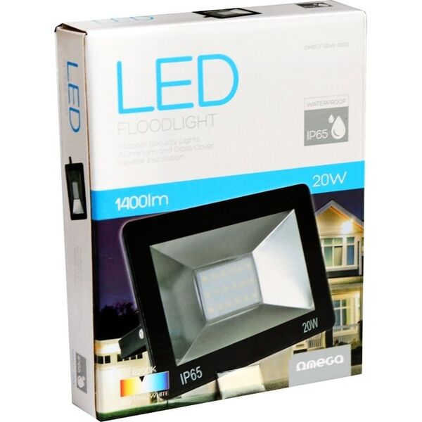 Naświetlacz Omega OMEGA LED FLOODLIGHT4200K 20W 220-240V [43860]